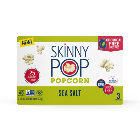 SKINNYPOP Skinnypop Micro 2.8 oz. Sea Salt, PK36 6002510-SP